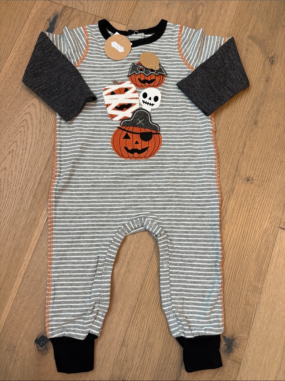 Mud Pie Baby Boy's Halloween Romper - Size 9-12 months - New!
